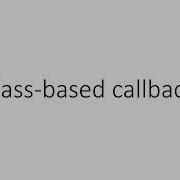 Callback A Class In Python