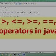 Relational Operators In Java In Hindi Lecture 21
