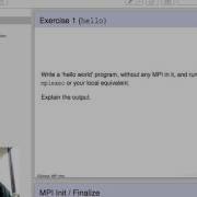 3 Exercise Hello World