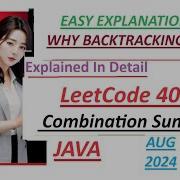 Combination Sum II Leetcode 40 BackTracking Java Code Developer Coder