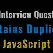 Contains Duplicate Leetcode