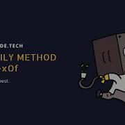 The Daily Method JavaScript Array Prototype IndexOf
