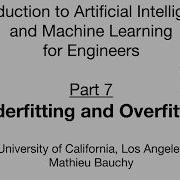 Lecture 7 Underfitting Overfitting And K Fold Cross Validation Machine Learning For Engineers