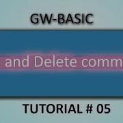 Auto And Delete Commands GW Basic Tutorial 5