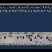 Metro Station Evacuation Simulation Demo