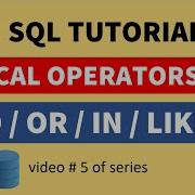 SQL Logical Operators Sql Intro Course Sql Tutorial Course Sqlite