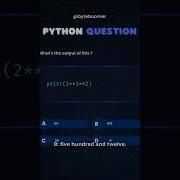 Most Beginners Get This Python Question Wrong Shorts Shortvideo Shortsfeed ByteBoomer