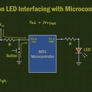 Push Button Interfacing With 8051 Microcontroller Using Keil And Proteus In Hindi