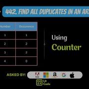 Find All Duplicates In An Array Leetcode 442
