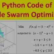 Python Code Of Particle Swarm Optimization