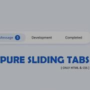 Pure Sliding Tabs Using Html And Css Free Source Code