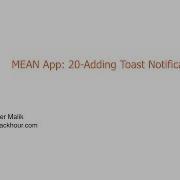 MEAN App With Angular5 20 Adding Toast Notifications In Angular