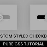 Custom Styled Checkbox HTML CSS Tutorial