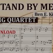 Stand By Me Ben E King Sheet Music For String Quartet Download