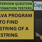 49 Java Program To Find Substrings Of A String Java Interview RD Technical Learning