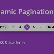 Dynamic Pagination In JavaScript JavaScript Pagination