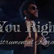 You Right Instrumental Karaoke By Doja Cat Ft The Weekend