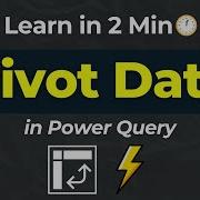 How To Pivot Data In Power Query