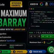 LeetCode 53 Maximum Subarray Kadane S Algorithm Explained O N Solution