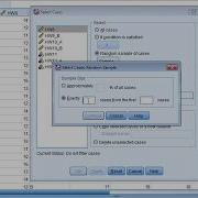 SPSS Draw Random Sample And Save As New Dataset