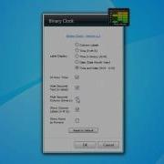 Binary Clock 3 Windows 7 Gadget