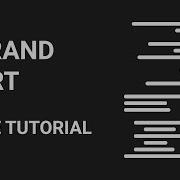 Strand Sort Code Tutorial