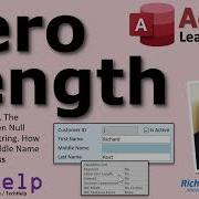 Allow Zero Length The Difference Between Null And Zero Length String Indicate No Middle Name