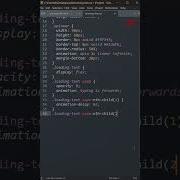 The Loading Animation HTML CSS