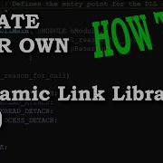 How To Create And Use A DLL Dynamic Link Library With C MSVC Visual Studio 2019 Walkthrough