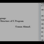 Lecture 1 Basic Structure Of C Program In Urdu Hindi Repeat