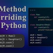 Method Overriding In Python