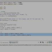 Calculate Your Income Tax Java