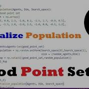 How To Initialize Population By Good Point Set In Python XRay Pixy