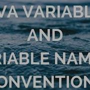 Java Variables And Variable Naming Convensions Manohar Academy