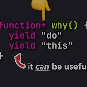 I Actually Use JavaScript Generator Functions