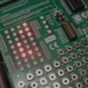 16F887 PIC Project Binary Clock MikroC With EasyPIC 6