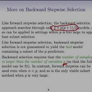 StatsLearning Chapter 6 Part 3