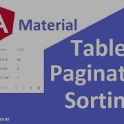 Angular Material Data Table Paginator Sorting Angular Material Tutorial 34