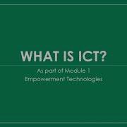 Techno Module 1 Introduction To ICT