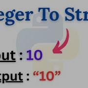 Convert Integer To String In Python Without Built Ins Interview Questions