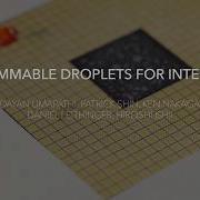 Programmable Droplets For Interaction