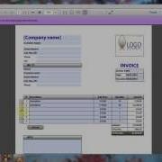 PDF Fillable Form Invoice