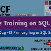 DAY12 PRIMARY KEY IN SQLSERVER
