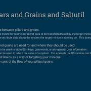 Learning SaltStack Salt Grains Pillars Saltutil