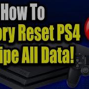 Как сбросить настройки PS4 до заводских чтобы перепродать её Удалить все данные на PS4 для нов