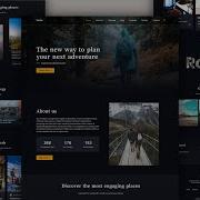 Build Travel Website Using HTML CSS And JavaScript Landing Page Design