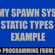 Enemy Spawn Manager With Static Types In C Unity