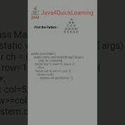 Triangle Alphabet Pattern Question In Java Interview Questions Java4QuickLearning