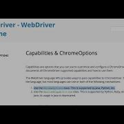 Selenium ChromeOptions And Capabilities