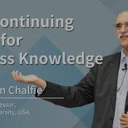 The Continuing Need For Useless Knowledge Dr Martin Chalfie